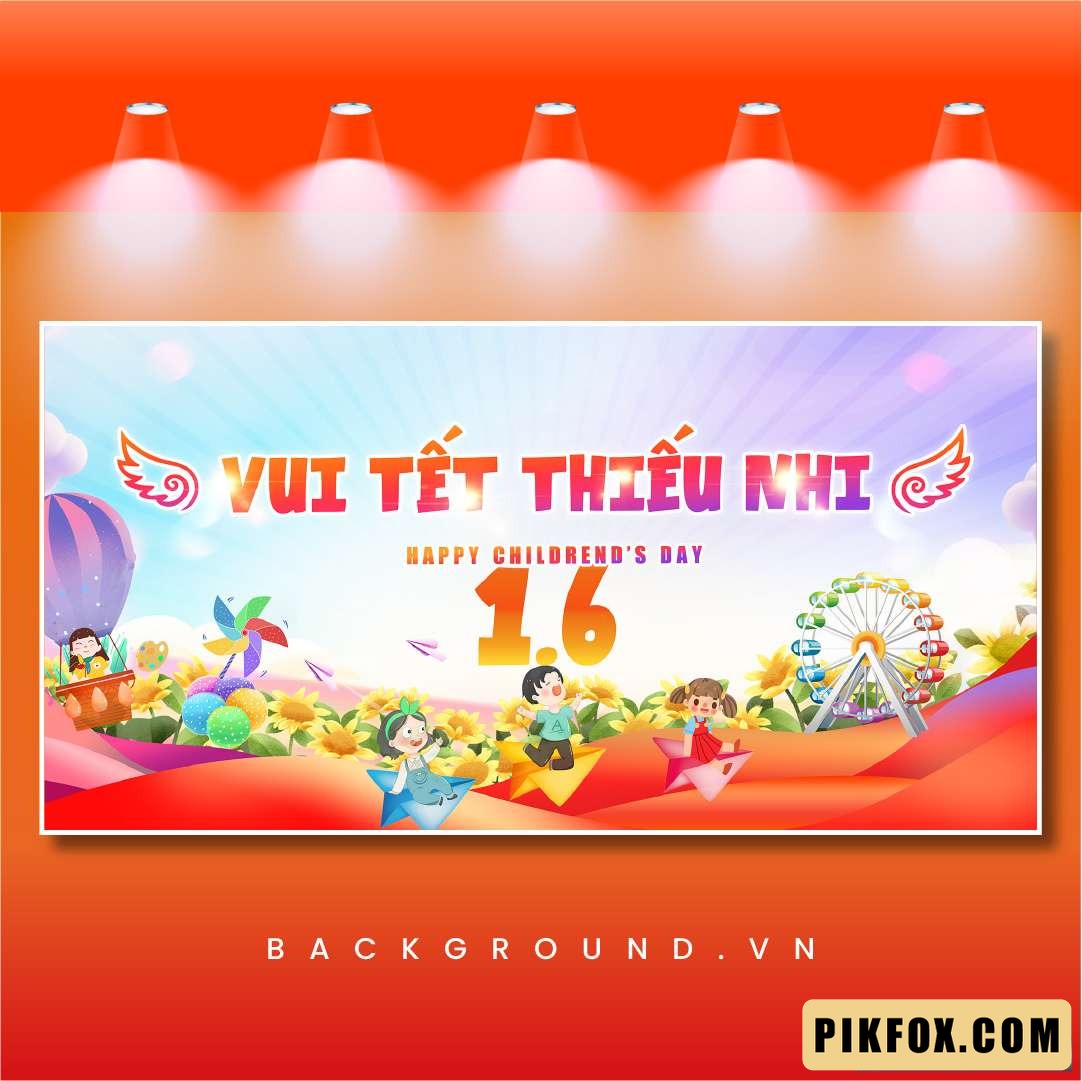 Trang Trí Sự Kiện Với Phông Nền Tết Thiếu Nhi 1-6 Siêu Đẹp (37)