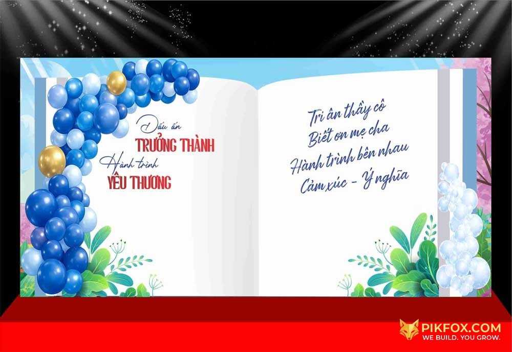 Backdrop Ngày Trở Về - Tri Ân