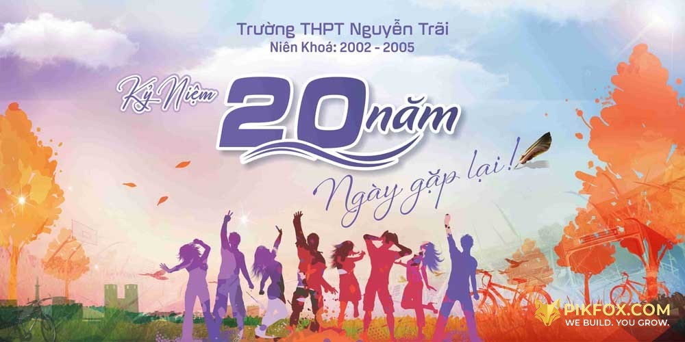 Backdrop - Phông Họp Lớp 20 Năm