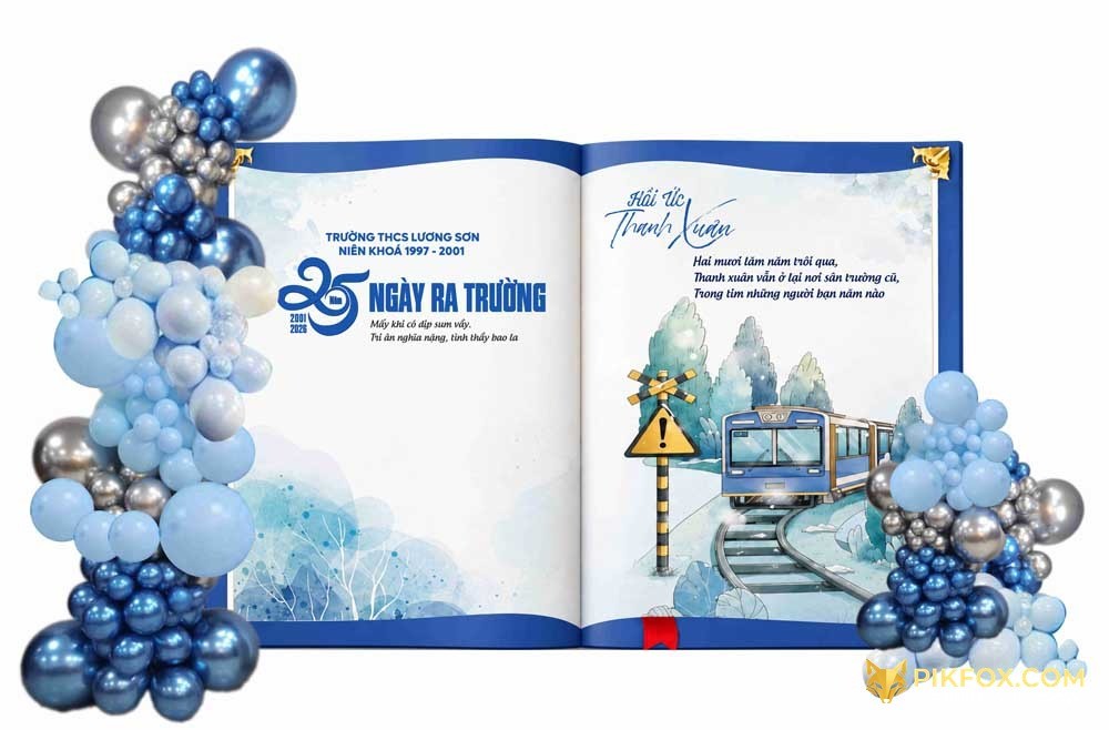 Maket 25 Năm Ngày Ra Trường THCS Lương Sơn